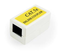 Gembird adaptér - LAN Cat 5E spojka, biela