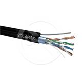 SOLARIX kabel CAT5E FTP PE samonostný 305m